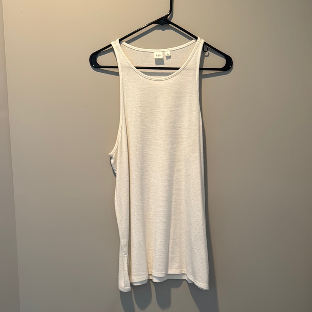 White Sleeveless Top